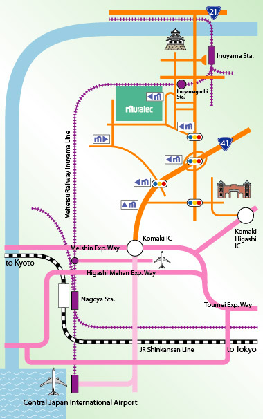 ACCESS MAP 犬山事業所